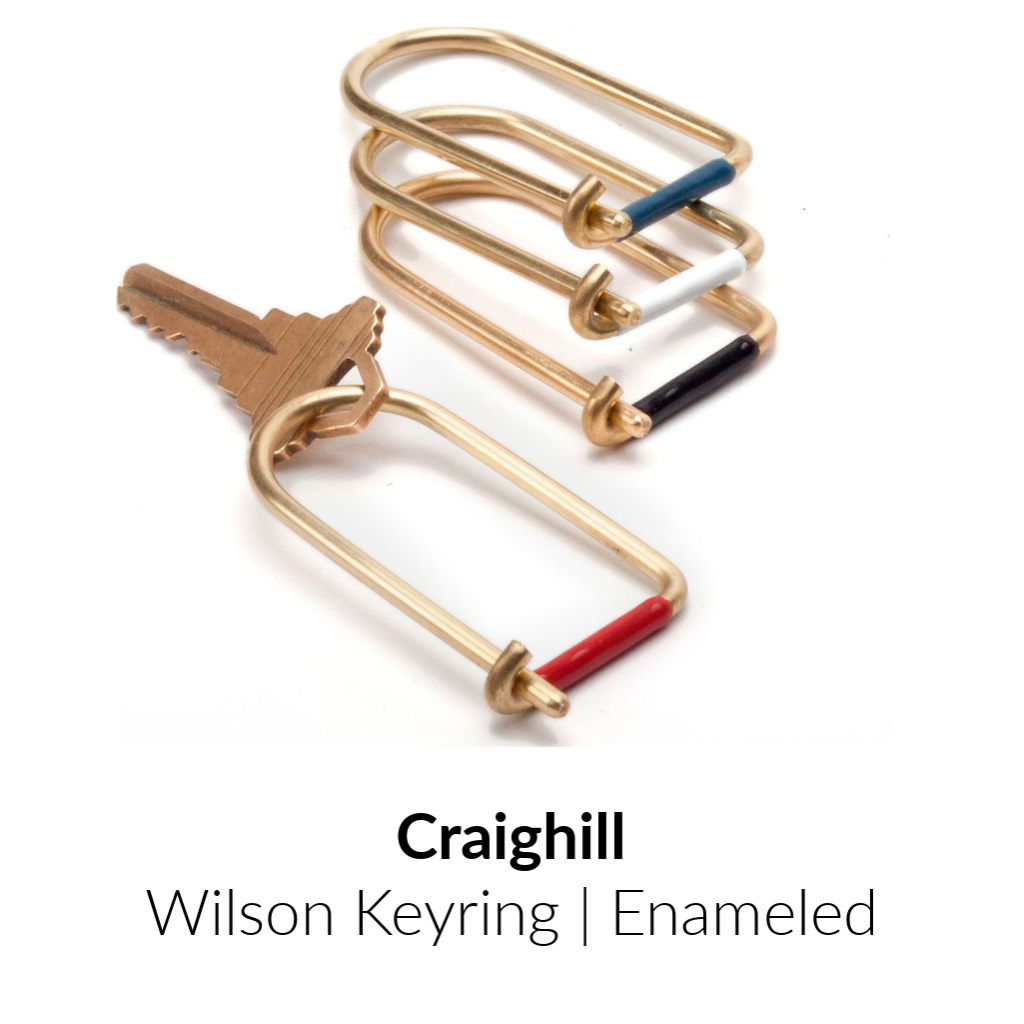Craighill Wilson Keyring | Enameled