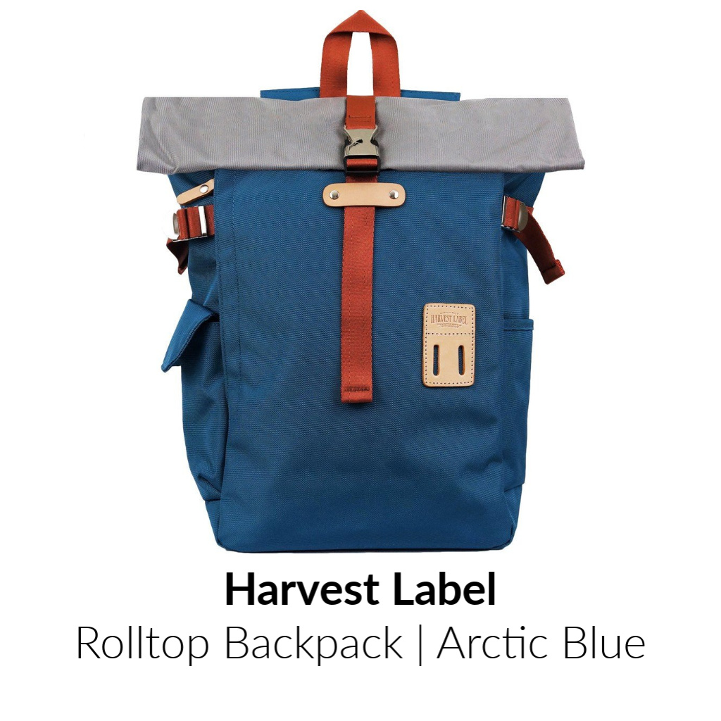 Harvest Label Rolltop Backpack 2.0 | Arctic Blue