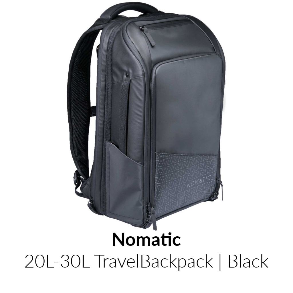 Nomatic 20L-30L Travel Pack Backpack | Black